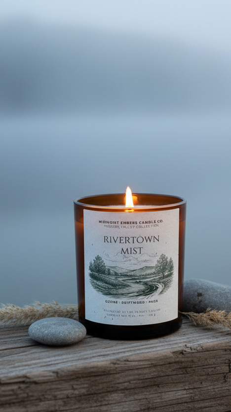 Rivertown Mist Candle | Hudson Valley Collection