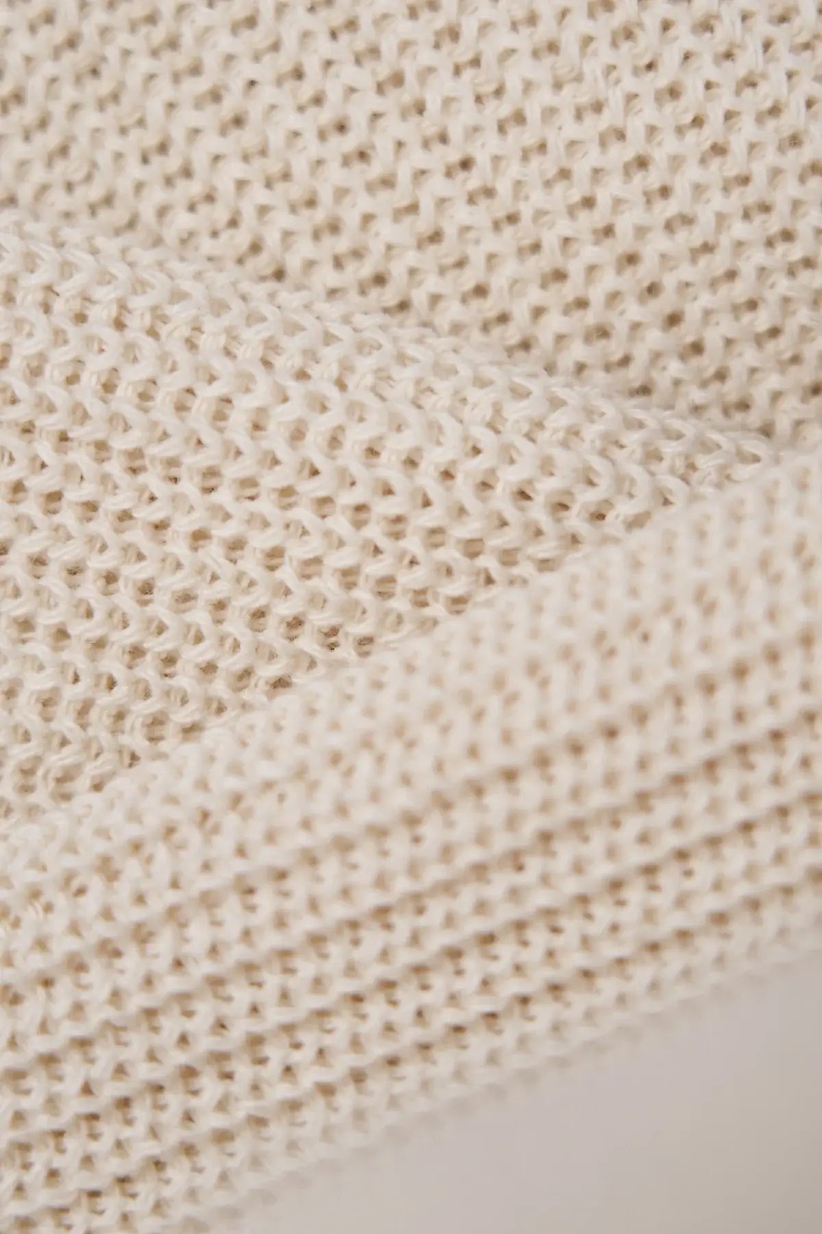 Upstate Stock Ecru Upcycled Cotton Watchcap