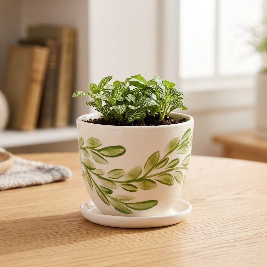 Meadow Willow Planter w/drainage dish