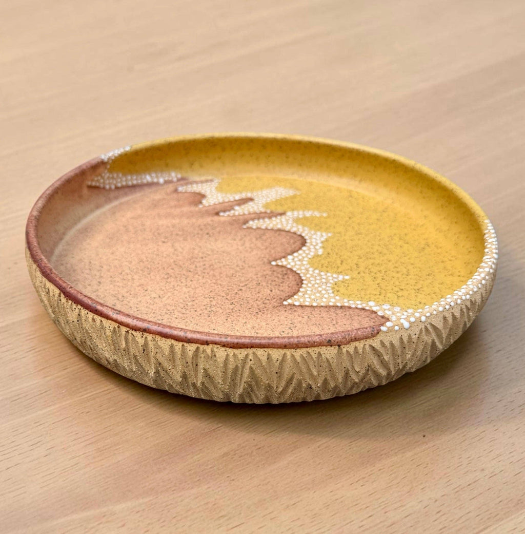 Chestnut + Honey Serving Plate