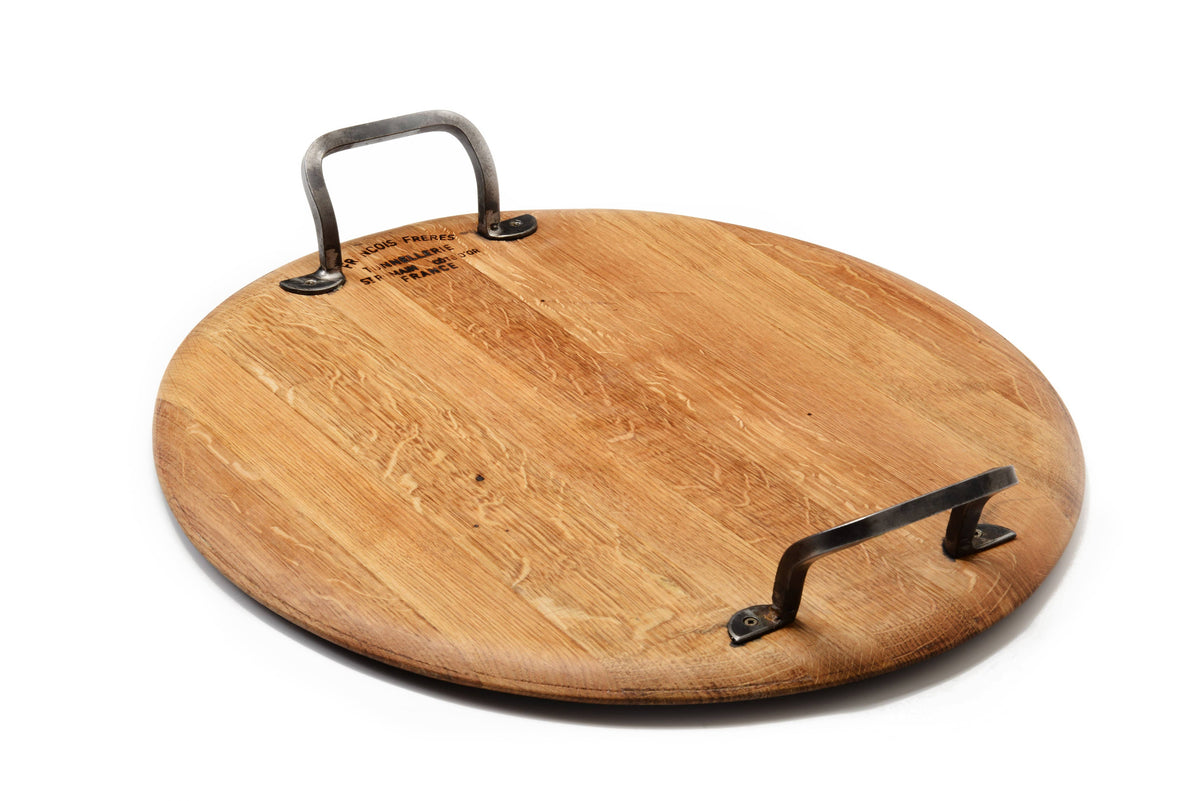 Handcrafted Wine Barrel Serving Platter