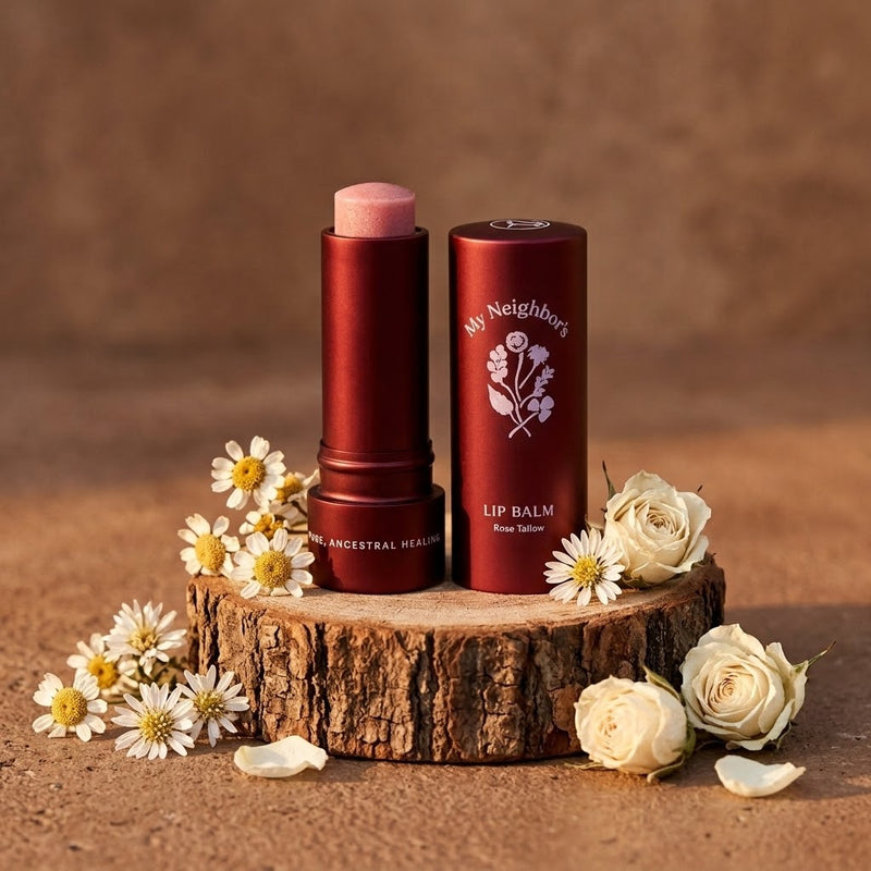 Rose & Beetroot Tallow Lip Balm 